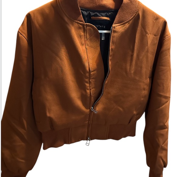 1. State Jackets & Blazers - 1.STATE Women's Bomber Jacket SIZE XS NWT RUSTIC COLOR